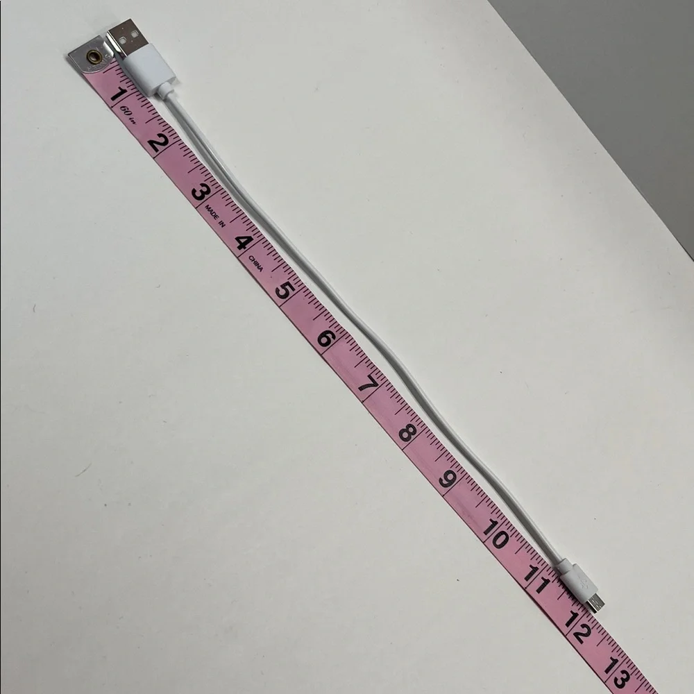 White USB Charging Cable